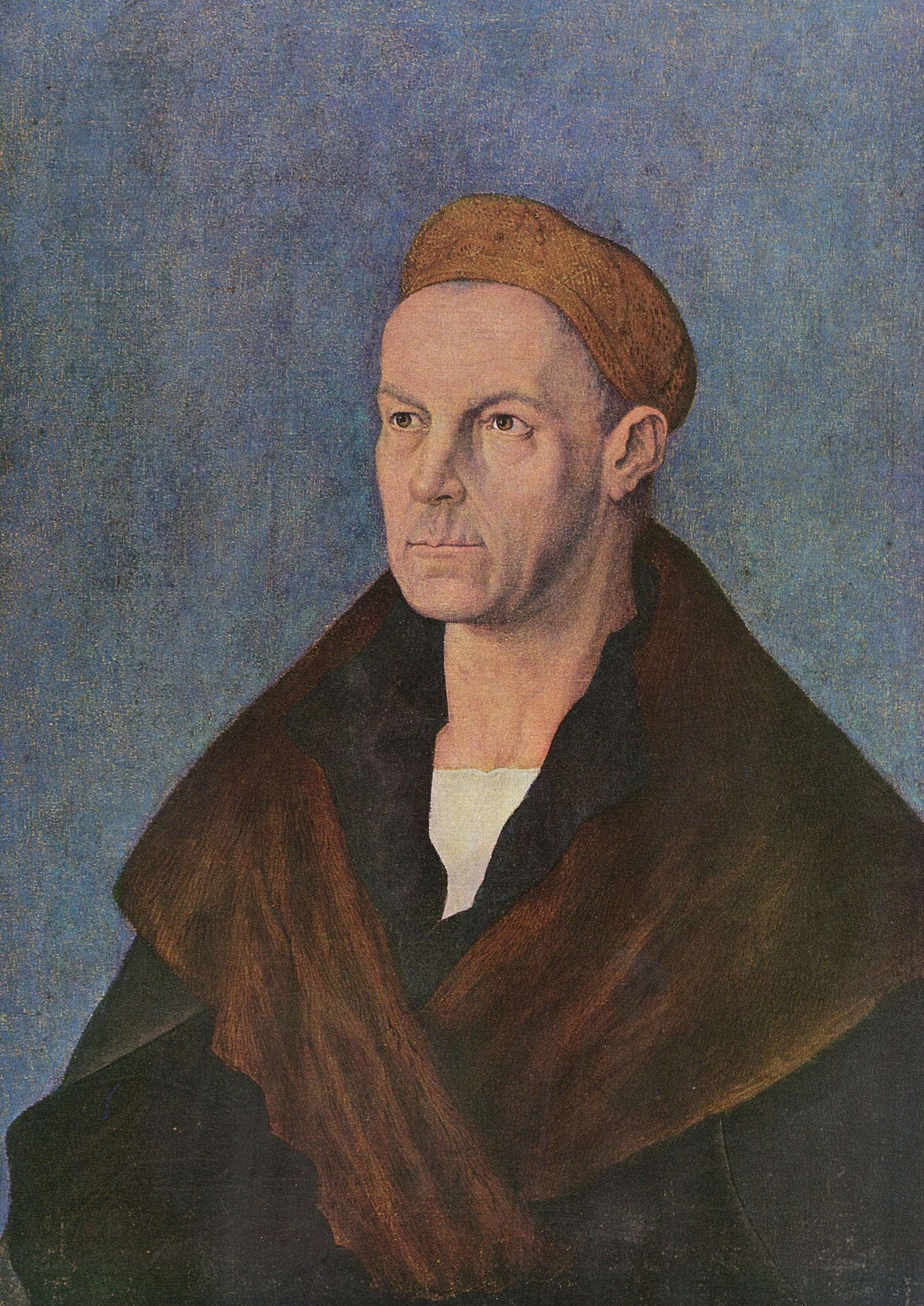 Jakob Fugger in der bekannten Darstellung von Albrecht Dürer, wohl 1519. Foto: Wikipedia